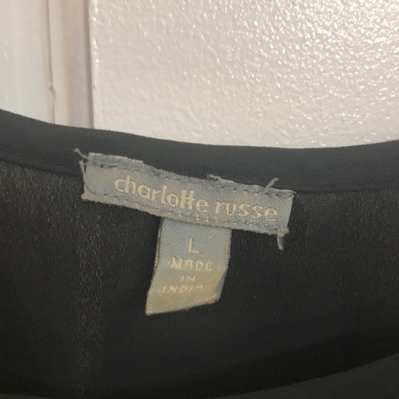 BLACK CROP TOP - Picture 4 of 4